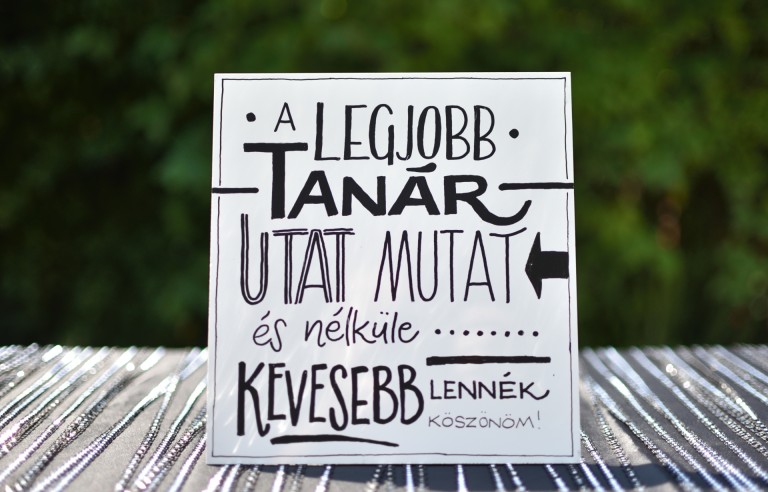 Köszöntő / emléktábla 