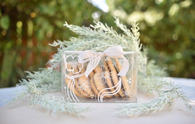 Halloween mintás plexi ajándékdoboz