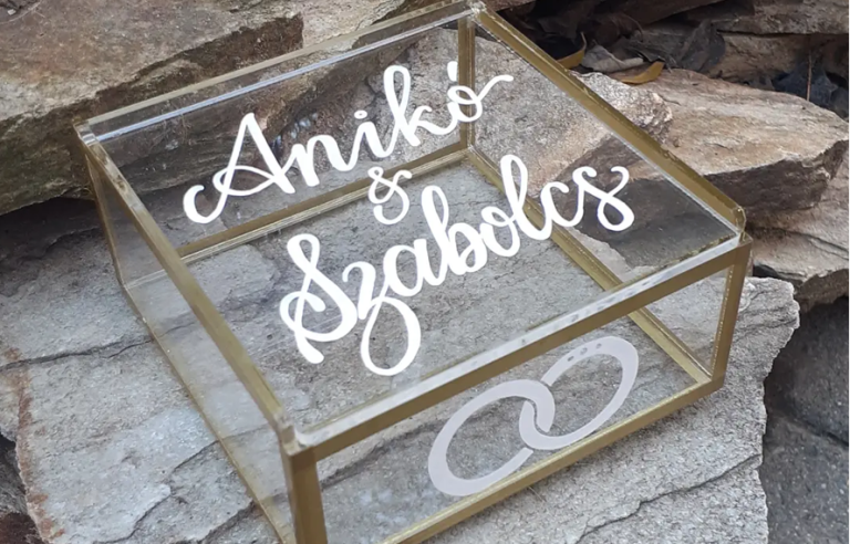 Gyűrűtartó dobozok - többféle méretben 