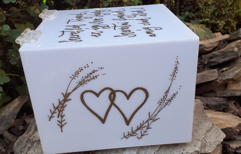 Plexi ajándék/emlékdoboz