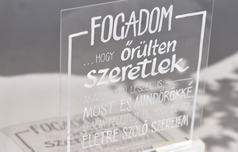 Esküvői hangulattábla - szerelmes szöveg