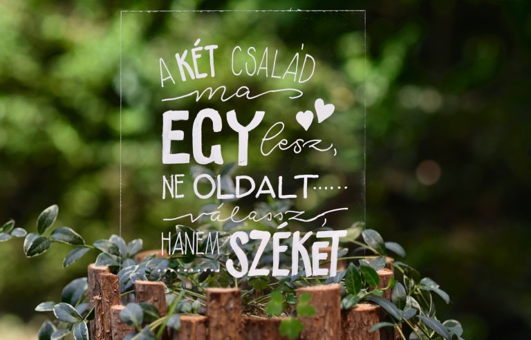 Esküvői hangulattábla - szerelmes szöveg