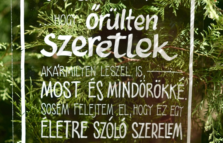 Esküvői hangulattábla - szerelmes szöveg