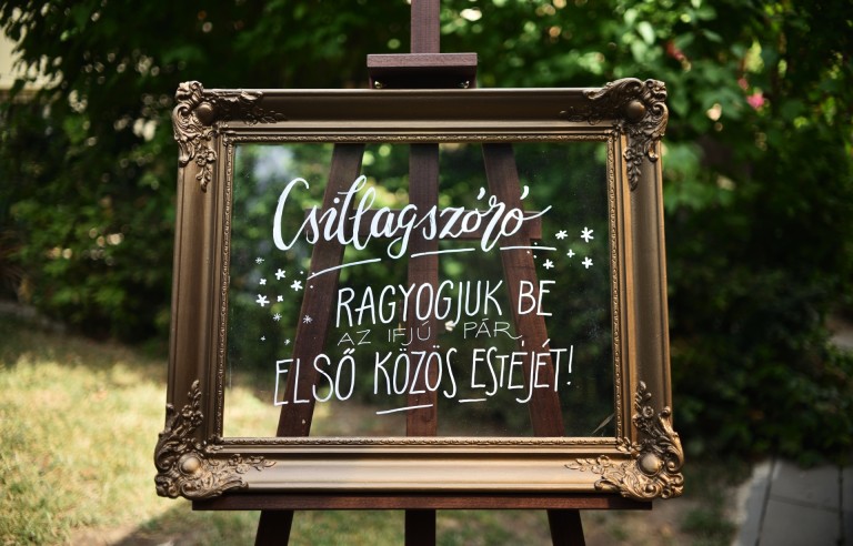 Esküvői hangulattábla - szerelmes szöveg