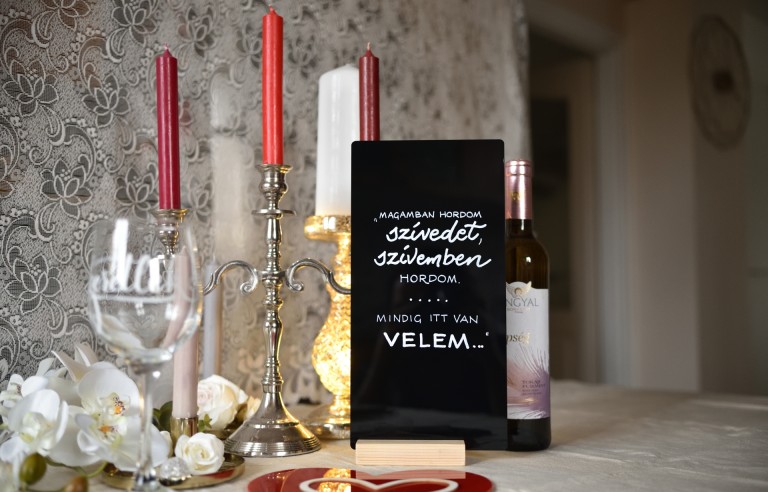 Esküvői hangulattábla - szerelmes szöveg