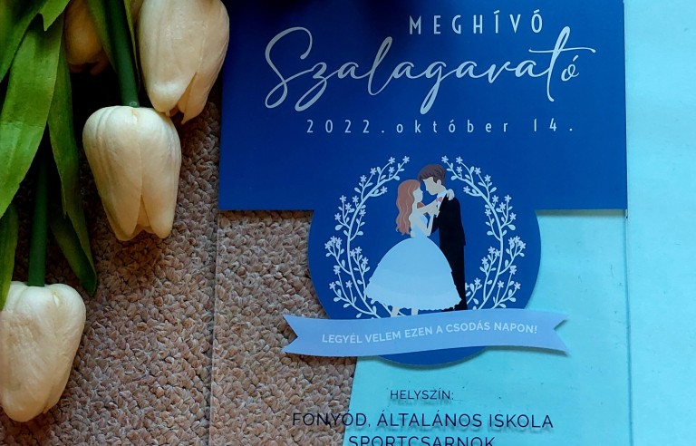 Ballagési meghívó / Szalagavató / Bolondballagás