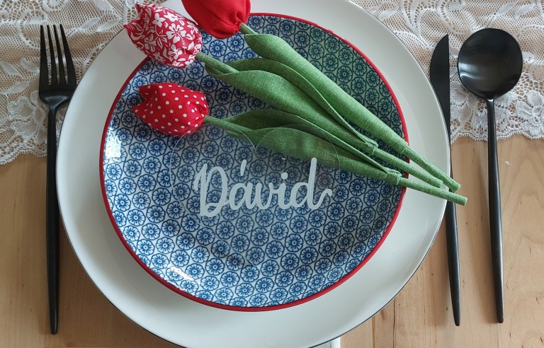 Esküvői névtábla / poháralátét TÖBBFÉLE FORMA