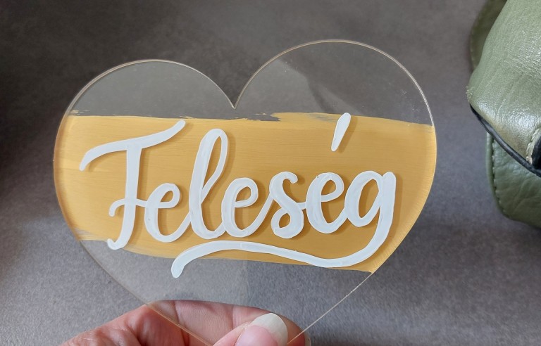 Esküvői névtábla / poháralátét TÖBBFÉLE FORMA