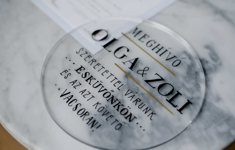 Egyedi esküvői meghívó