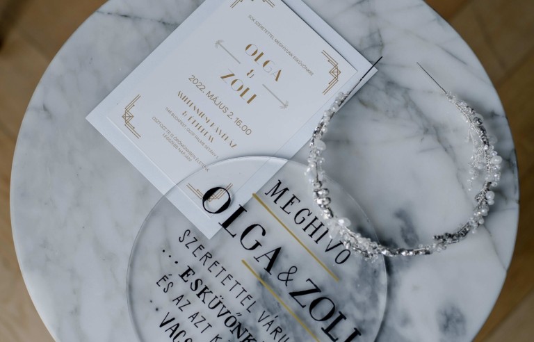 Egyedi esküvői meghívó