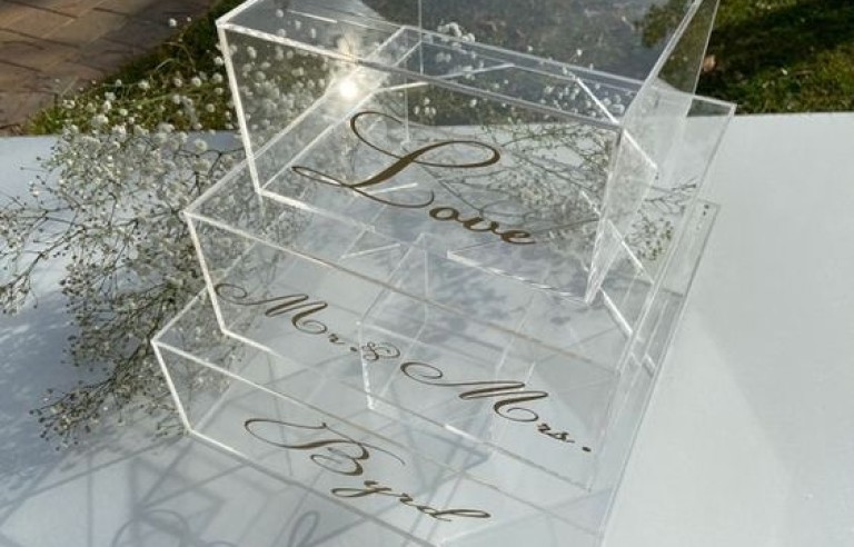 Lapos plexi dekorelem